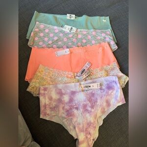 New Victoria's Secret and Pink Pastel Hipster Panty Set